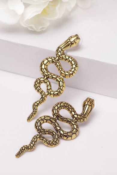 AVANT-GARDE PARIS Kígyó dizájnos fülbevaló női