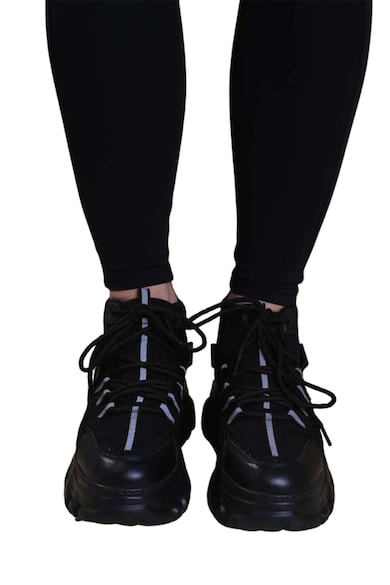 YONCY Спортни обувки с масивен дизайн и кожа Жени
