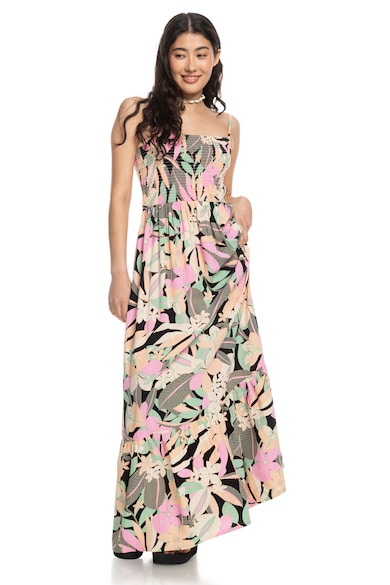 ROXY Дълга рокля с тропическа щампа Жени