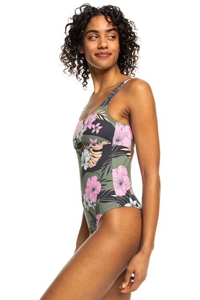 ROXY Costum de baie intreg cu imprimeu tropical Femei