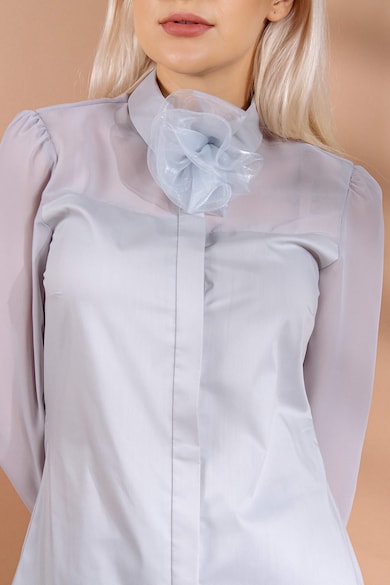 RESENSE Camasa cu insertii semi-transparente Sharon Femei