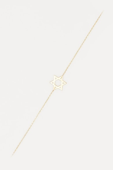 L'Instant D'or Гривна от 9K злато със звездовиден детайл Жени