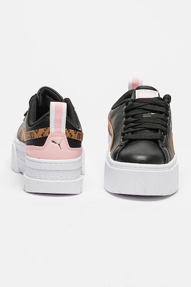 Puma Mayze Wild bőr és műbőr flatform sneaker Lány