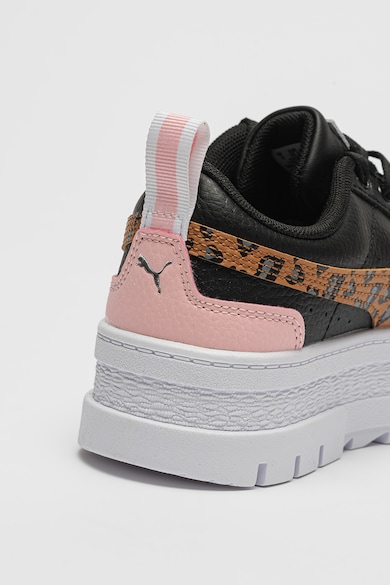 Puma Mayze Wild bőr és műbőr flatform sneaker Lány