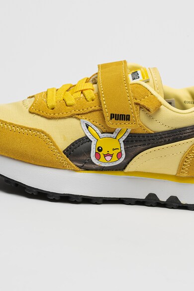 Puma Tépőzáras sneaker szintetikus anyagbetétekkel Fiú