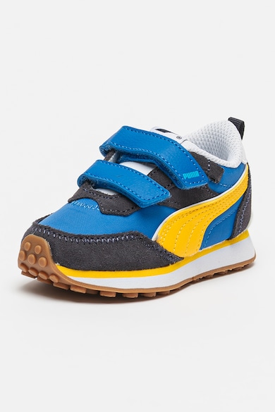 Puma Pantofi sport cu velcro si model colorblock Baieti