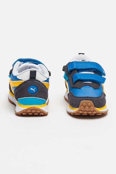 Puma Pantofi sport cu velcro si model colorblock Baieti