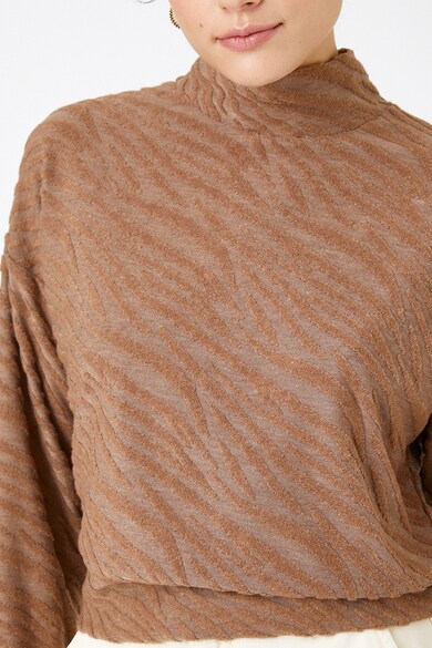 KOTON Ejtett ujjú texturált pulóver női