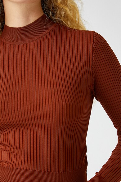 KOTON Рипсен пуловер с овално деколте Жени