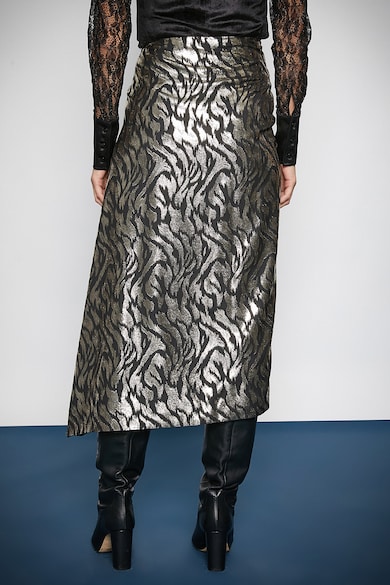 KOTON Бляскава пола със застъпен дизайн Жени