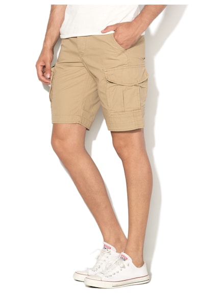 Jack & Jones Pantaloni scurti cargo comfort fit bej Preston Barbati