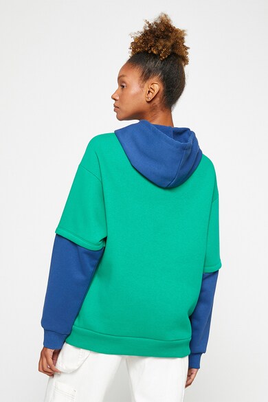 KOTON Kapucnis pulóver 2-in-1 dizájnnal női