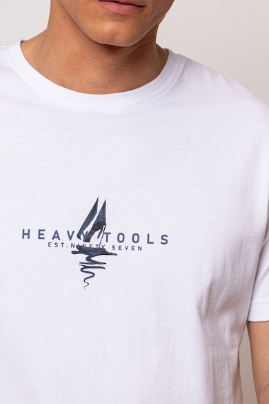 Heavy Tools Тениска Major с овално деколте и лого Мъже