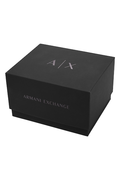 ARMANI EXCHANGE Set de ceas de otel inoxidabil si bratara Femei