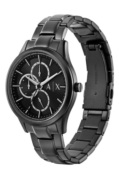 ARMANI EXCHANGE Set de ceas cu functii multiple de otel inoxidabil si bratara Barbati