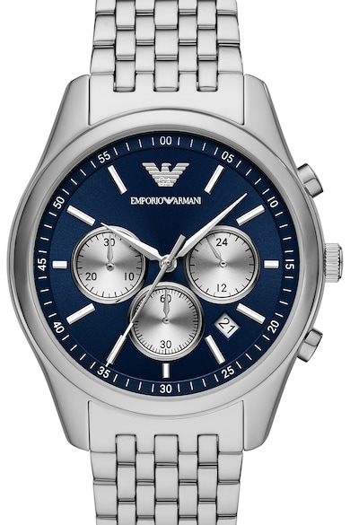 Emporio Armani Chrono karóra rozsdamentes acél szíjjal férfi