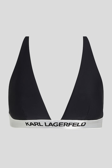 Karl Lagerfeld Триъгълен горен бански с лого Жени