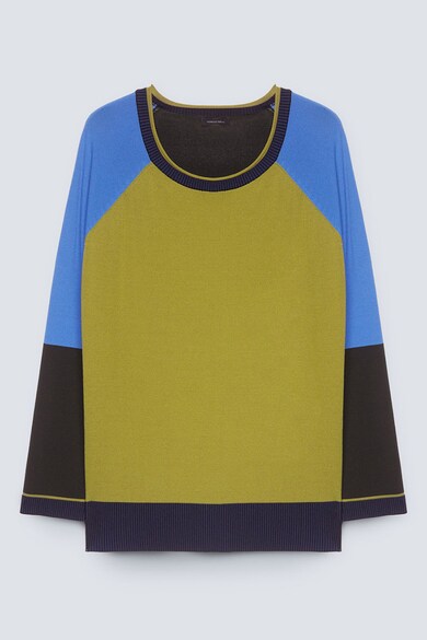 Fiorella Rubino Пуловер с овално деколте и цветен блок Жени