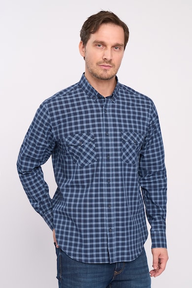 Lee Cooper Риза на каре с джобове с капаче Мъже