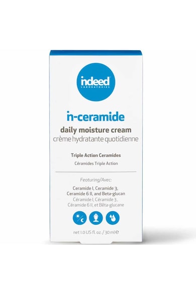 Indeed Crema hidratanta cu ceramide pentru ten sensibil sau uscat, in-ceramide,  Labs, 30 ml Femei