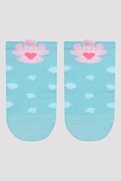 Penti Къси чорапи с десен - 3 чифта Момичета