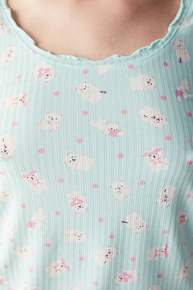 Penti Top de pijama cu imprimeu grafic Femei
