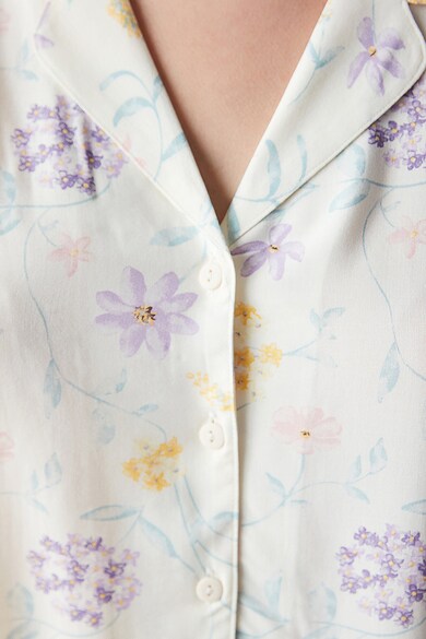 Penti Pijama cu pantaloni scurti cu imprimeu floral Femei