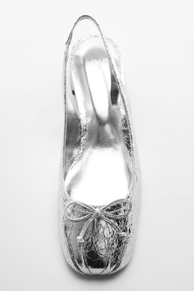 Mango Lago magas sarkú sarokpántos cipő női