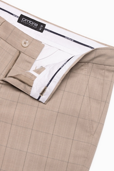 OMBRE Кариран панталон със странични джобове Мъже