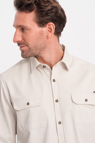 OMBRE Стандартна риза с джобове на гърдите Мъже