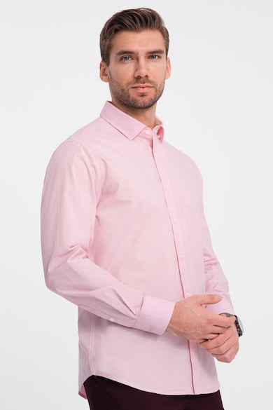 OMBRE Риза със стандартна кройка и остра яка Мъже