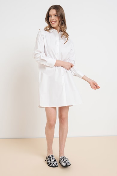 Karl Lagerfeld Bő fazonú organikuspamut ing női