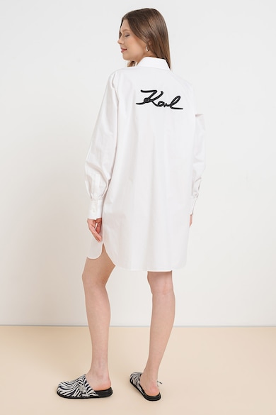 Karl Lagerfeld Bő fazonú organikuspamut ing női