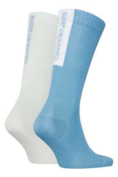 CALVIN KLEIN Дълги чорапи с контрастно лого - 2 чифта Мъже