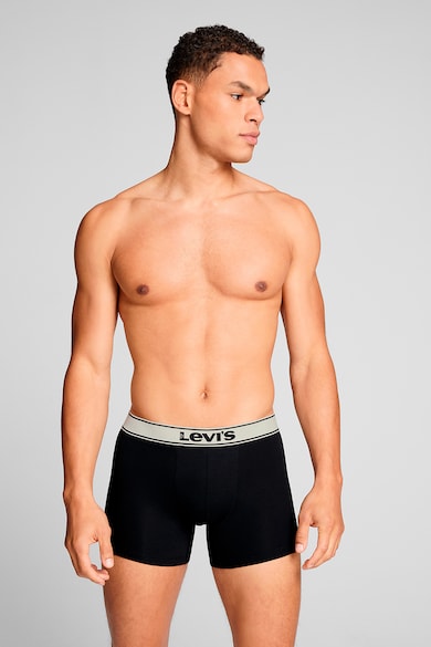 Levi's Боксерки с памук и лого, 2 чифта Мъже