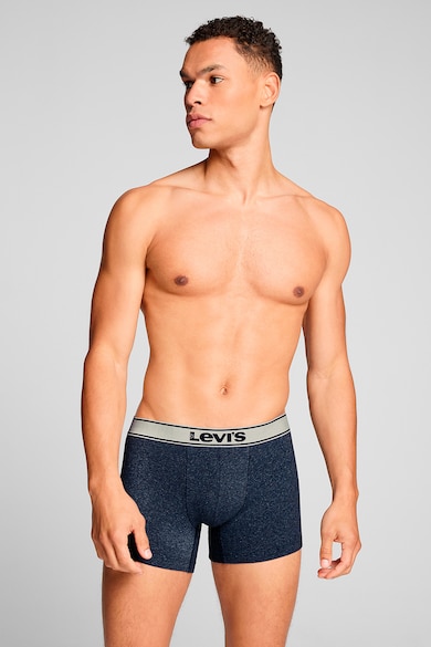 Levi's Боксерки с памук и лого, 2 чифта Мъже