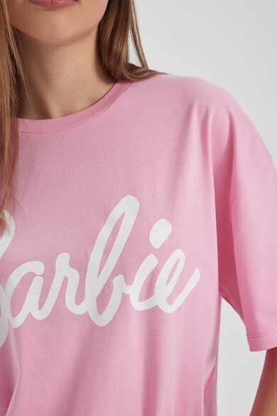 DeFacto Tricou supradimensionat cu imprimeu Barbie Femei