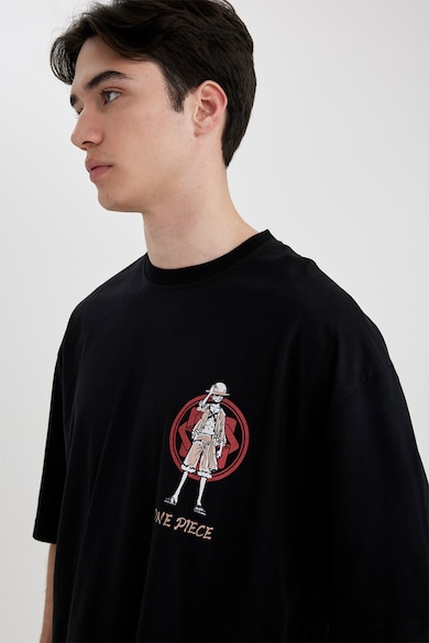 DeFacto Тениска с щампа на гърба Мъже
