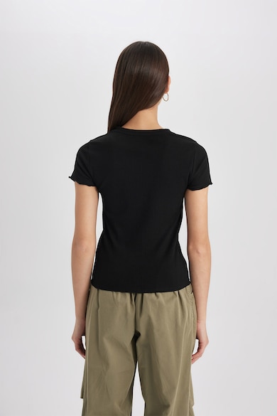 DeFacto Тениска с вълнообразни краища Жени