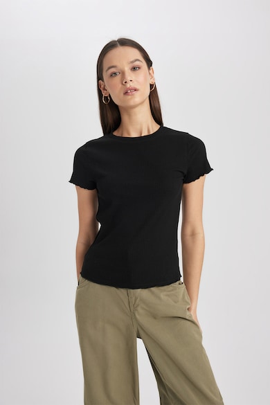 DeFacto Тениска с вълнообразни краища Жени