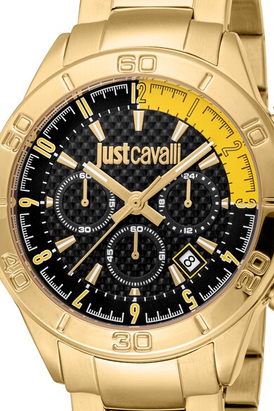 JUST CAVALLI Fémszíjas chrono karóra férfi