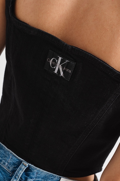 CALVIN KLEIN JEANS Corset crop cu decolteu patrat Femei