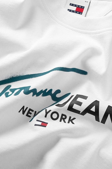 Tommy Jeans Памучена тениска с лого Мъже