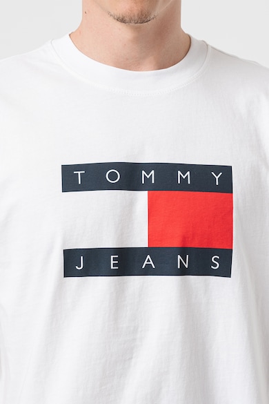 Tommy Jeans Уголемена тениска Skate Flag Мъже