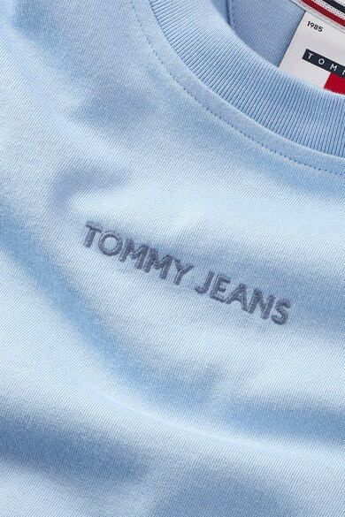 Tommy Jeans Pamutpóló hímzett logóval női