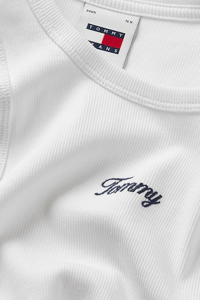 Tommy Jeans Organikuspamut tartalmú top logóval női