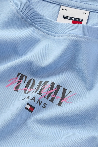 Tommy Jeans Szűk fazonú organikuspamut tartalmú póló női