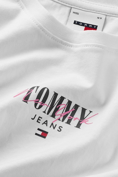 Tommy Jeans Szűk fazonú organikuspamut tartalmú póló női