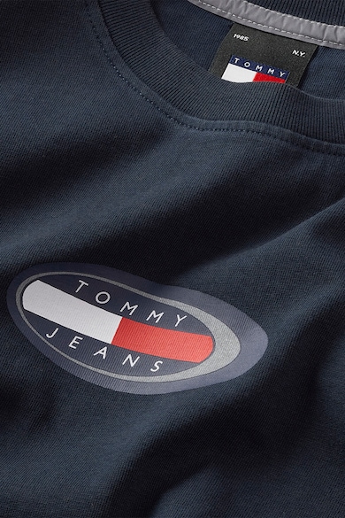 Tommy Jeans Памучна къса тениска с лого Жени
