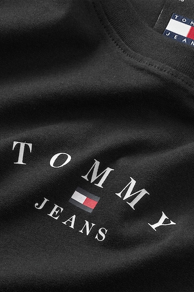Tommy Jeans Tricou din amestec de bumbac cu decolteu la baza gatului si logo Femei